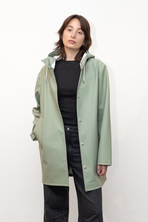 Stockholm Long Sleeve Hooded Raincoat
