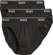 BOSS 3-Pack Assorted Classic Cotton Briefs