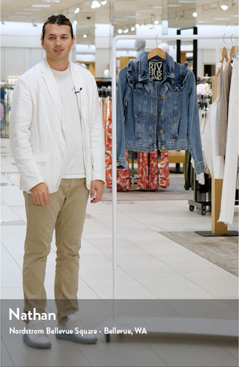 Frill Denim Trucker Jacket, sales video thumbnail