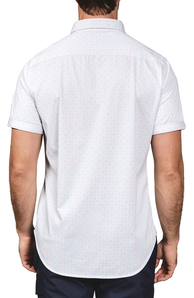 7 Diamonds Landen Short Sleeve Button-Up Shirt, Alternate, color, 