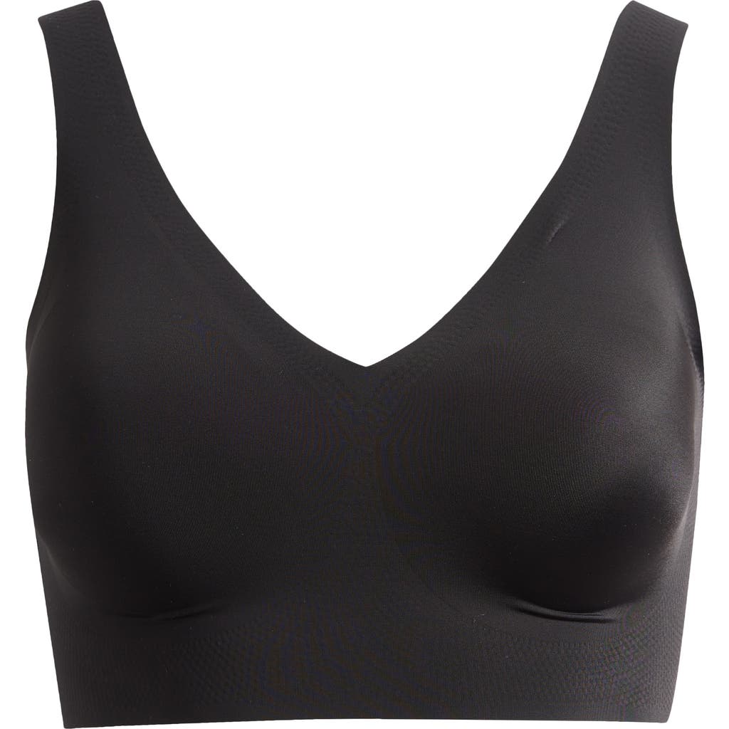 True & Co. True & Co True Body Boost V-neck Bra In Black