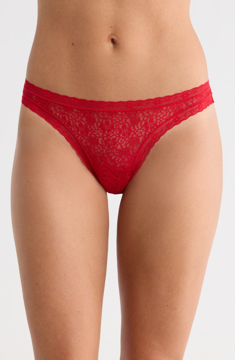 NORDSTROM RACK 7-Pack Days of the Week Thongs, Alternate, color, Red Purple Blue Multi