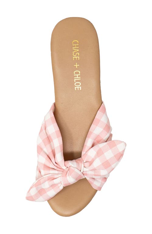 Chase & Chloe Chase And Chloe Knot Top Platform Sandal