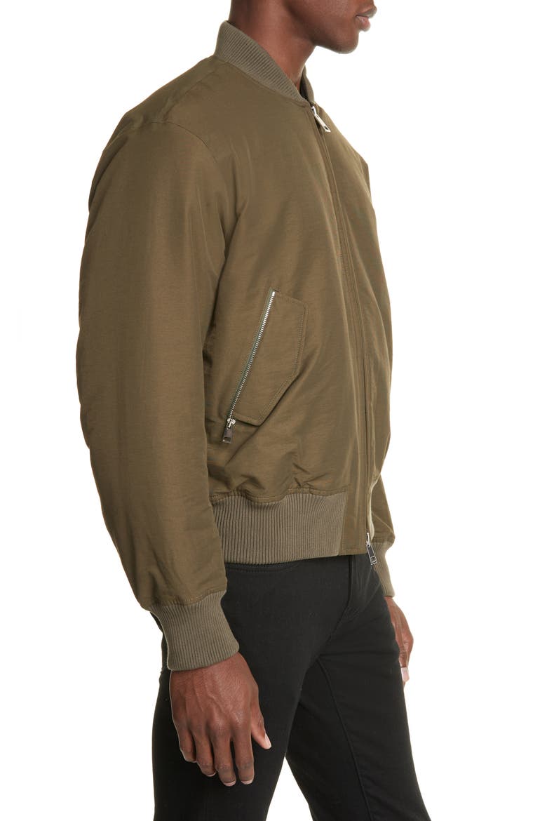 Bomber Flight Jacket, Alternate, color, ARMY