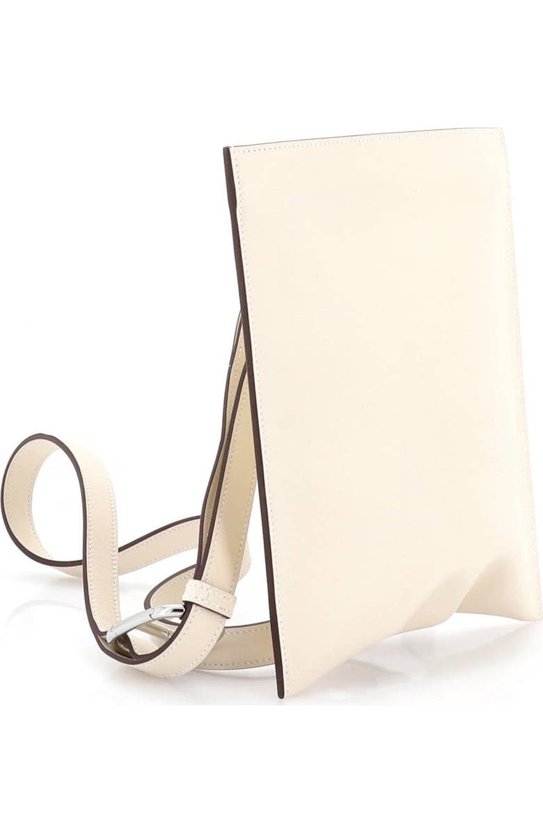 Pre-Owned Hermes Pochenplus Sling Wallet Leather, Alternate, color, Nata