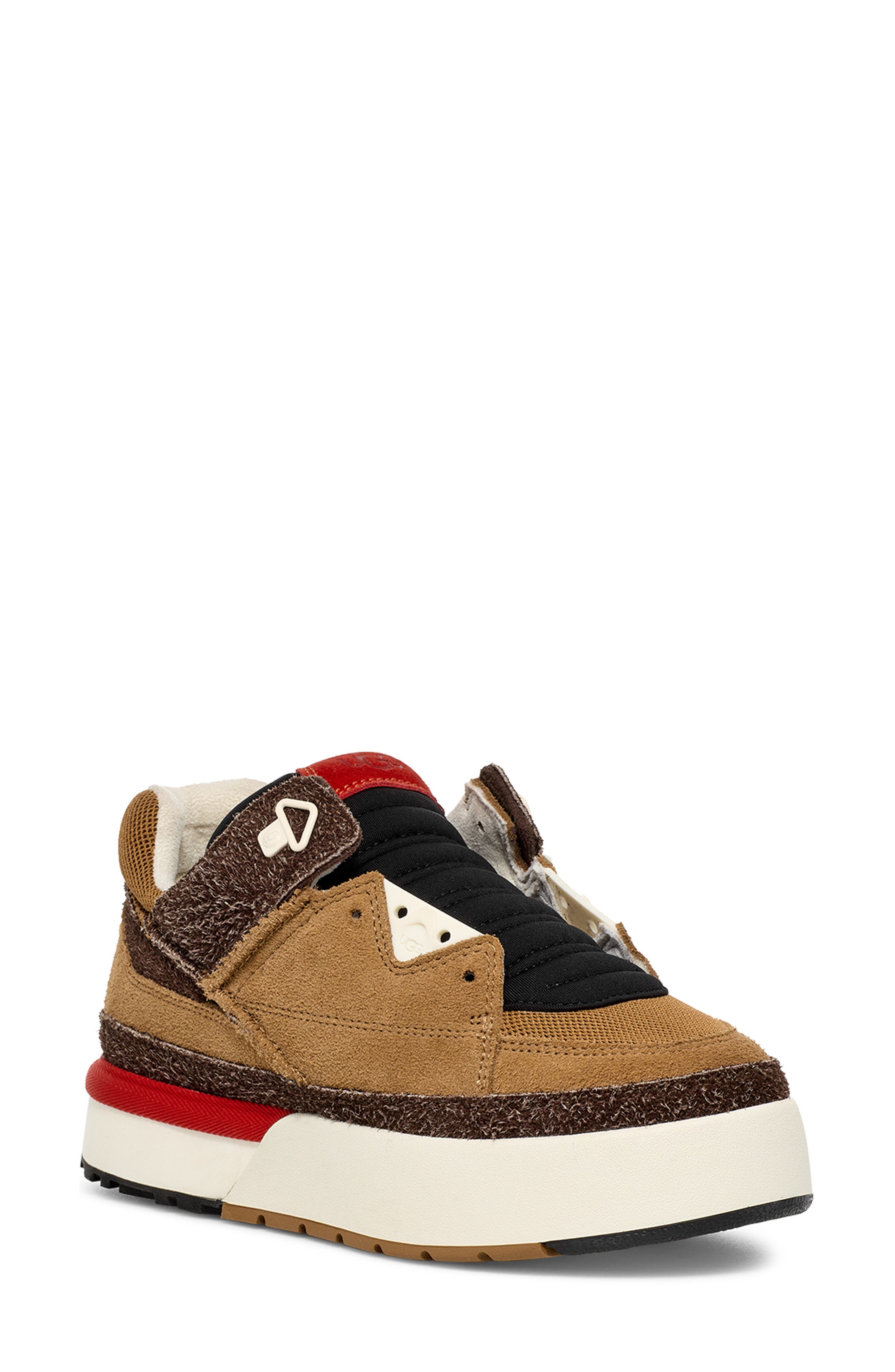 UGG<sup>®</sup> Goldencush Sneaker, Alternate, color, Chestnut / Black