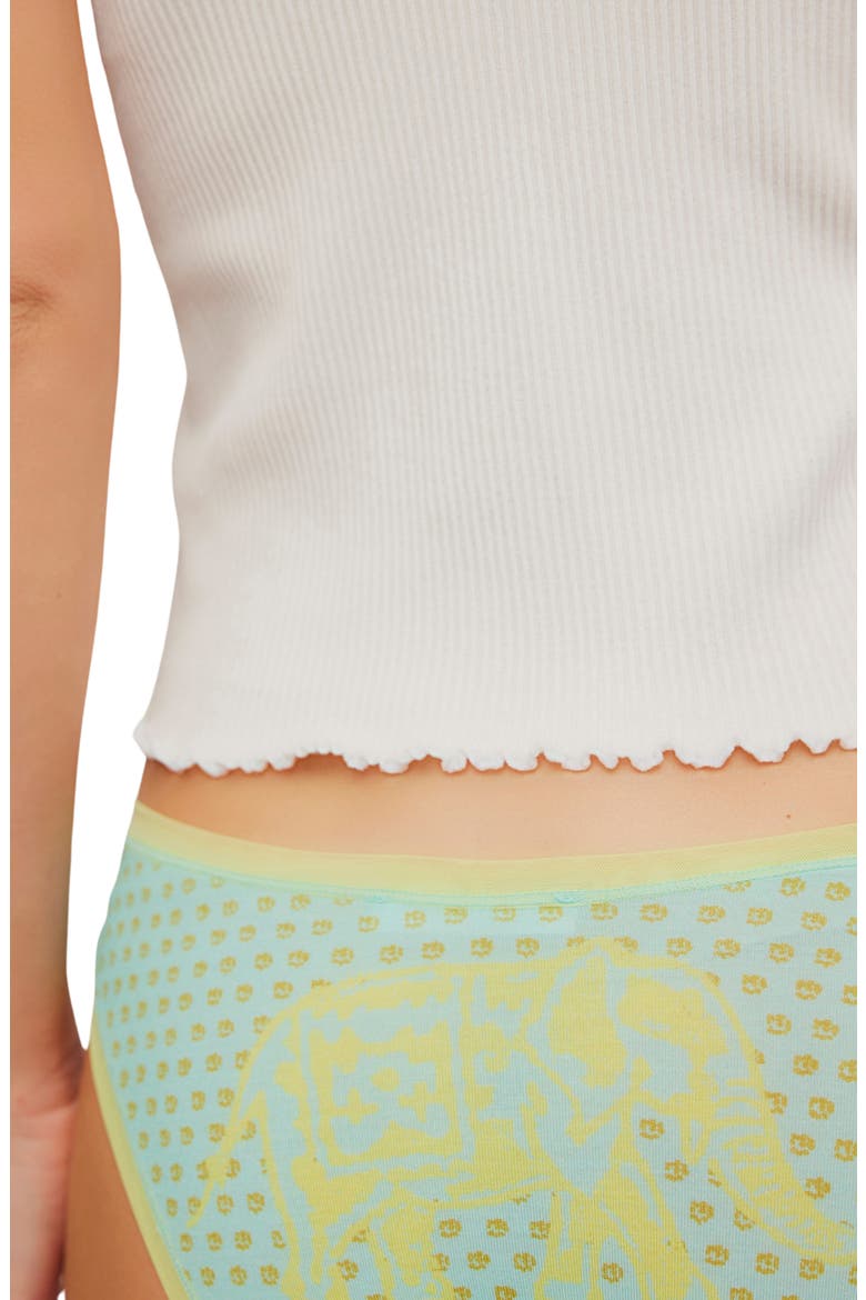 Cool & Collected Bikini Brief, Alternate, color, ELEPHANT COMBO