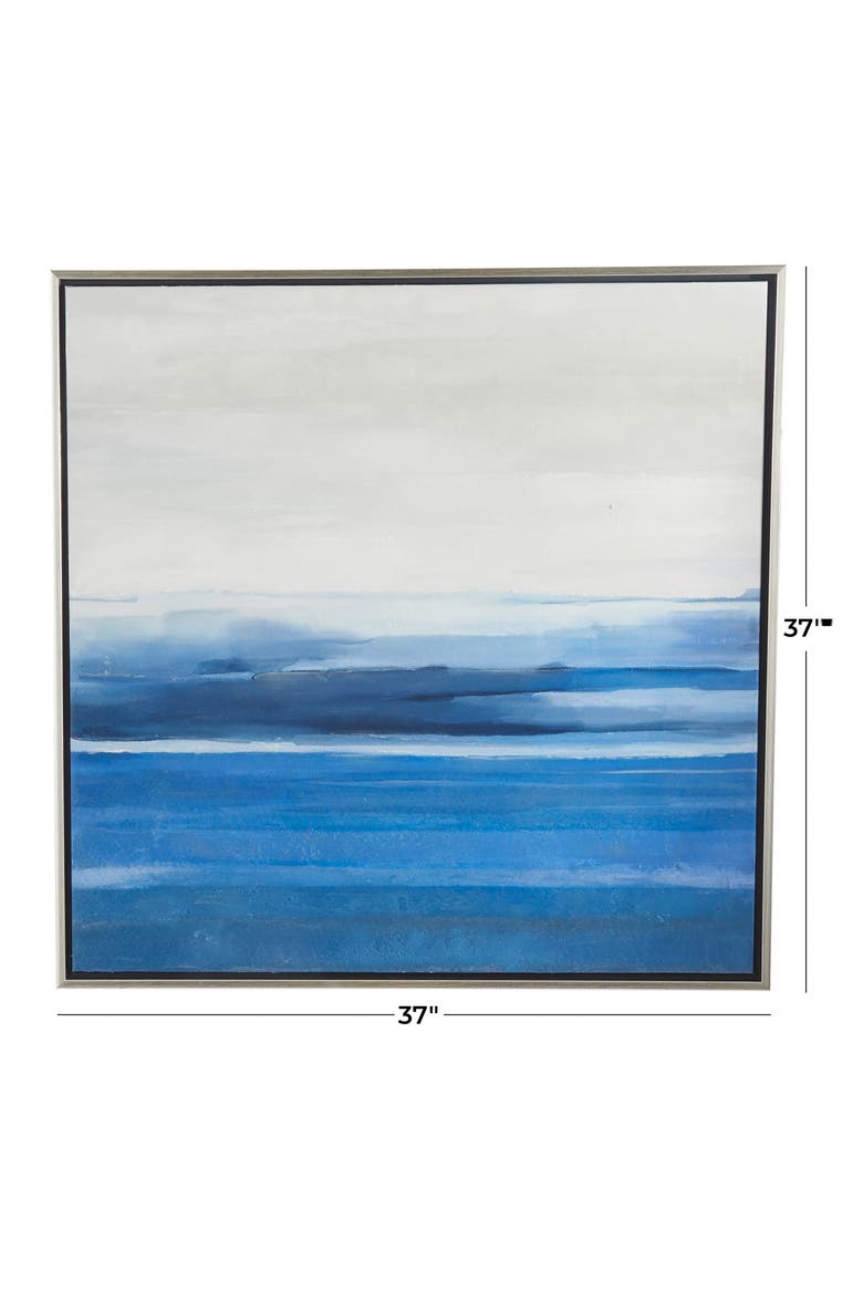 Framed Canvas Wall Art, Alternate, color, BLUE