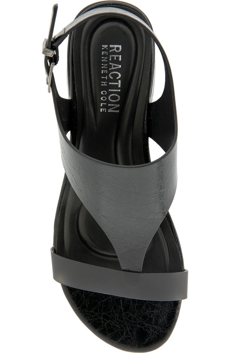 Reaction Kenneth Cole Kure Block Heel Sandal, Alternate, color, Black