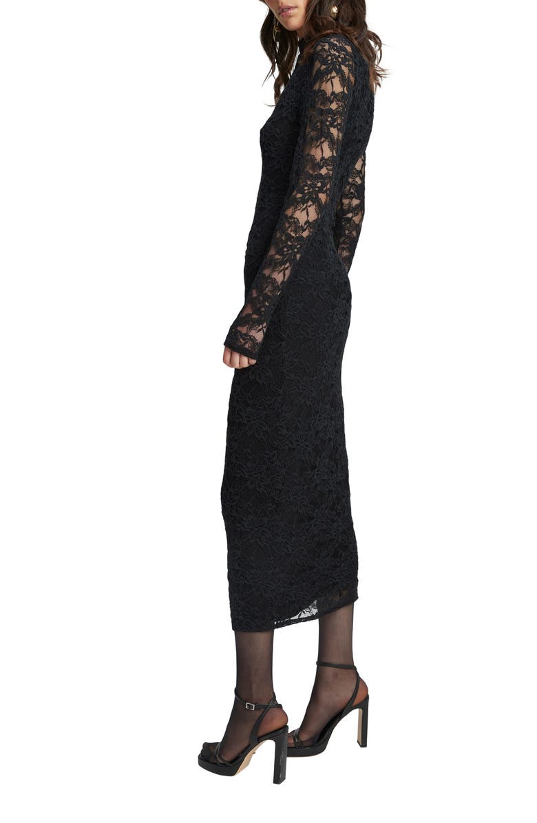 Bardot Meghan Lace Long Sleeve Dress, Alternate, color, 