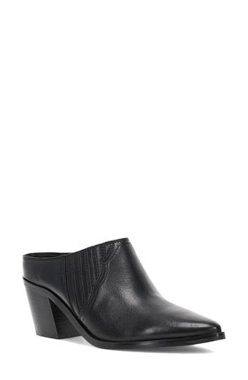 Frye Sara Pointed Toe Mule In Black
