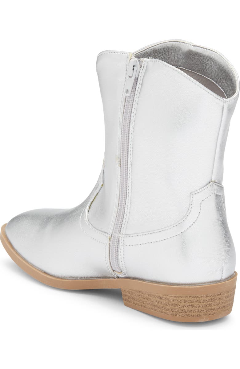 DV by Dolce Vita Kids' Shayke Western Boot, Alternate, color, Silver