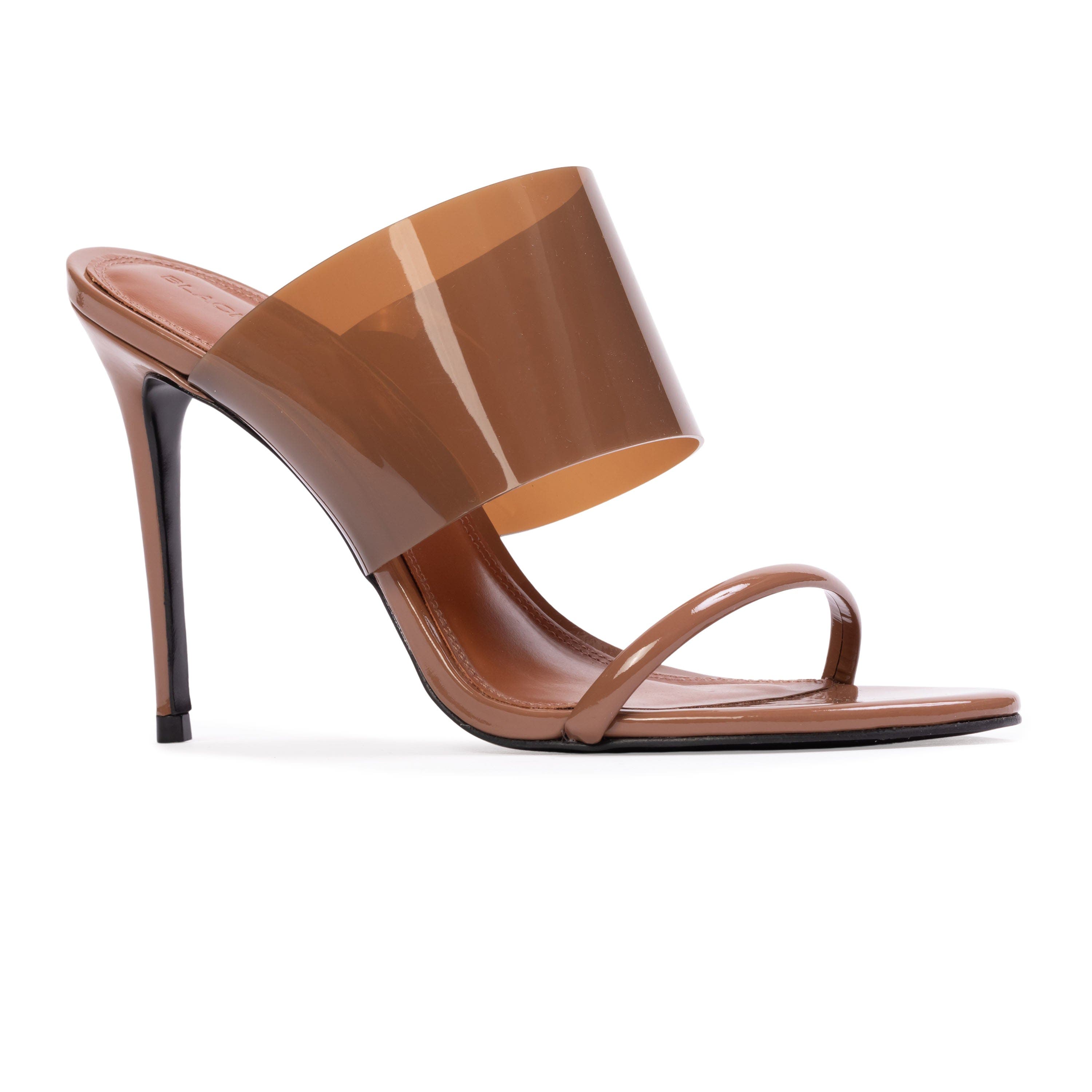 BLACK SUEDE STUDIO Nebula 100 Mule, Alternate, color, Mousse Patent Leather