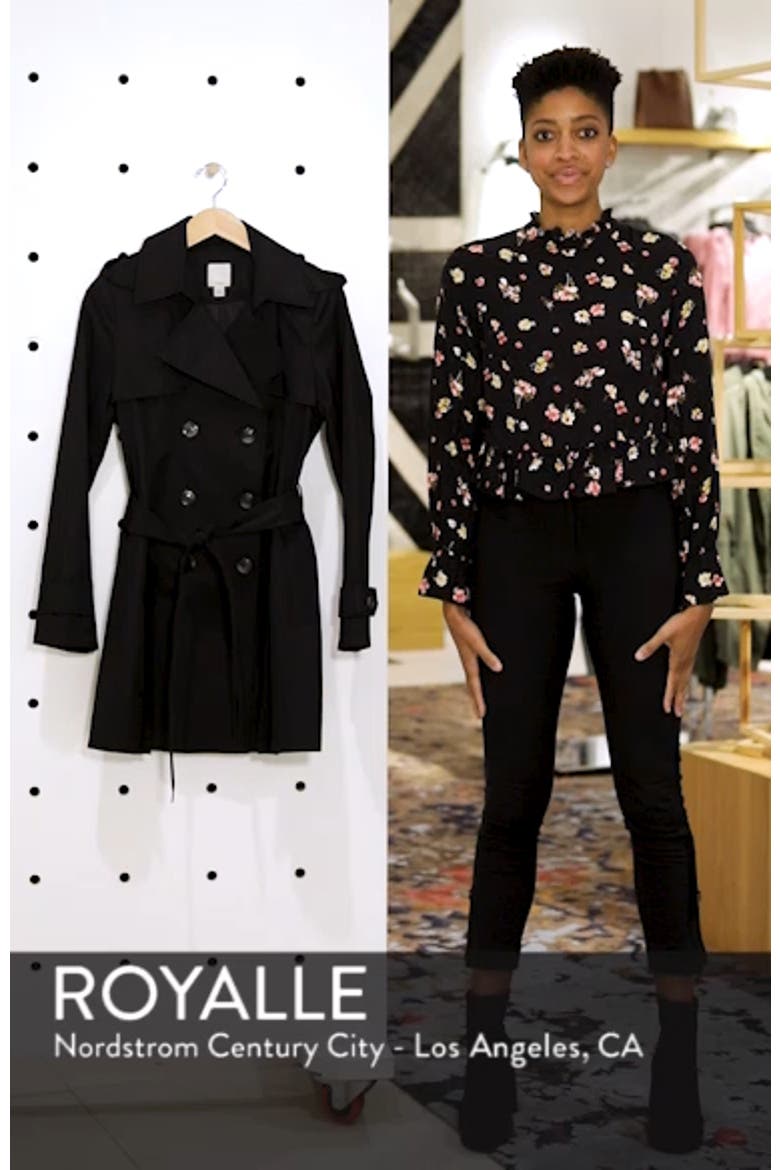 Detachable Hood Trench Coat video