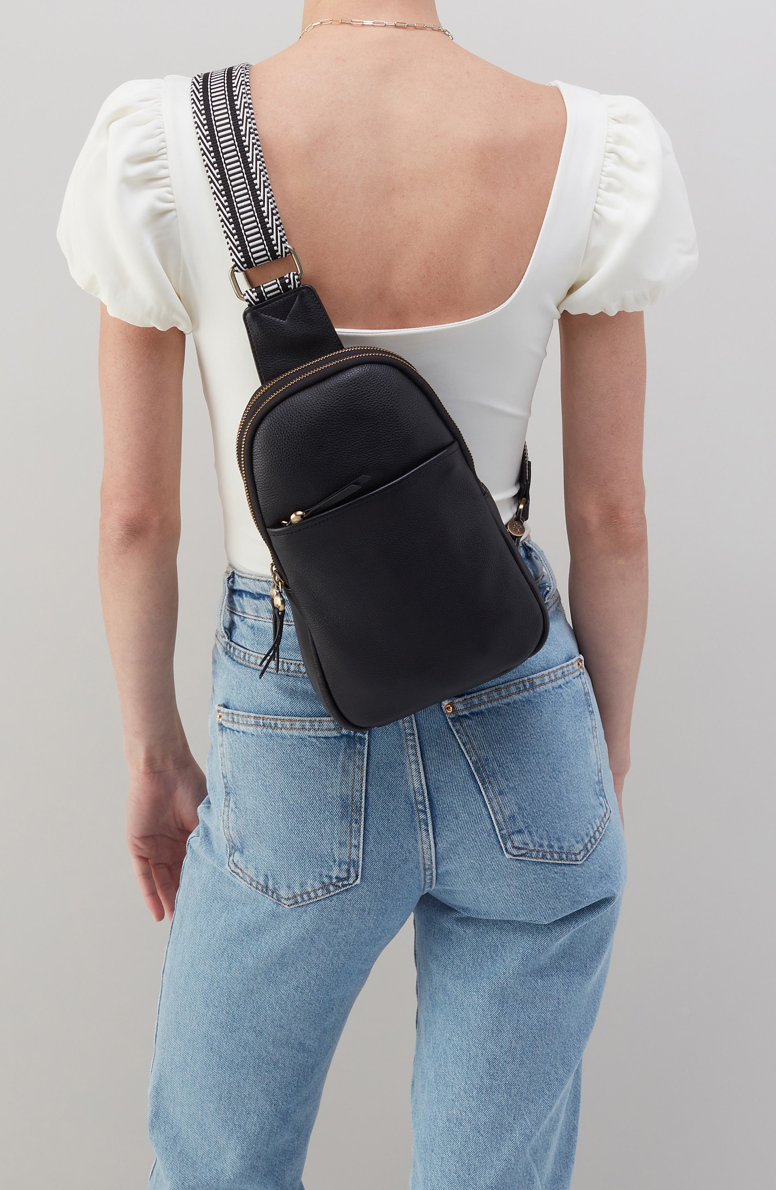 HOBO Cass Leather Sling Bag, Alternate, color, 