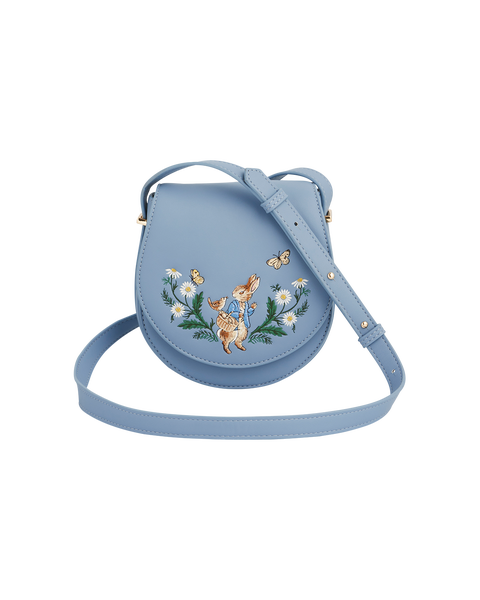x Peter Rabbit Blue Saddle Purse
