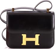 Pre-Owned Hermes Constance NM Bag Box Calf 24