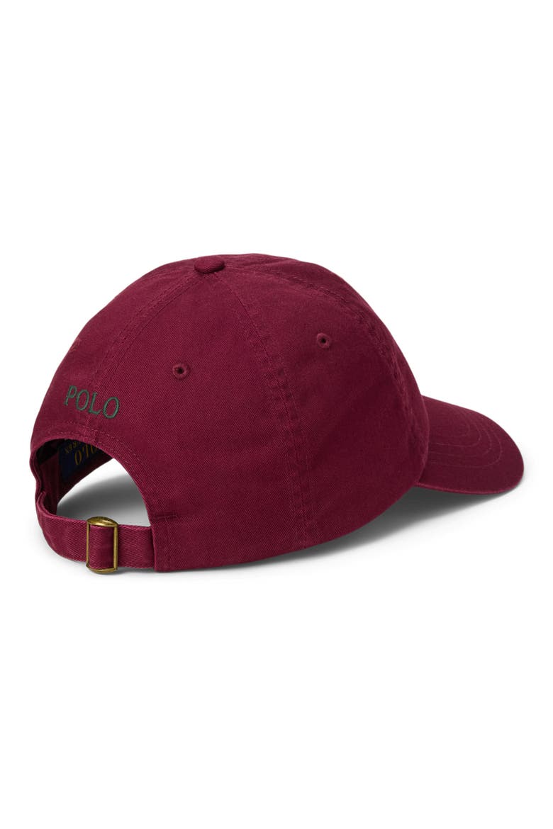 Cotton Chino Sport Cap, Alternate, color, WINE