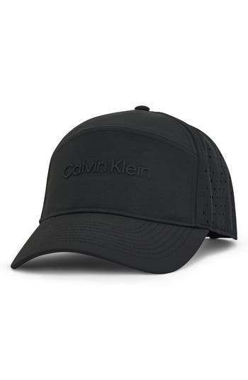 Calvin Klein Racket Sporty Baseball Cap In Black