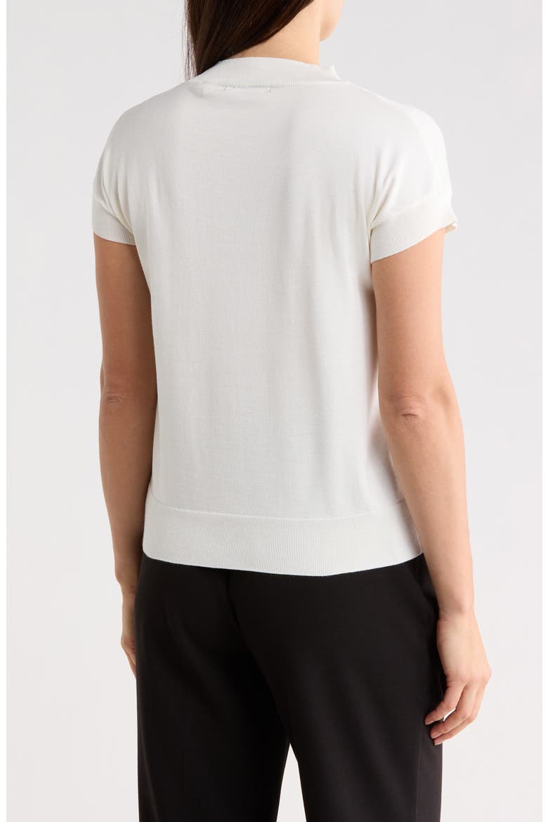 Short Sleeve Crew Sweater, Alternate, color, WHITE STAR