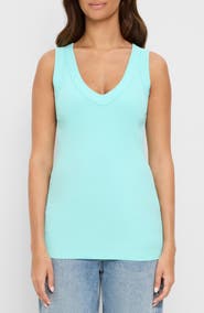 Michael Stars Blanche Side Ruched Tank