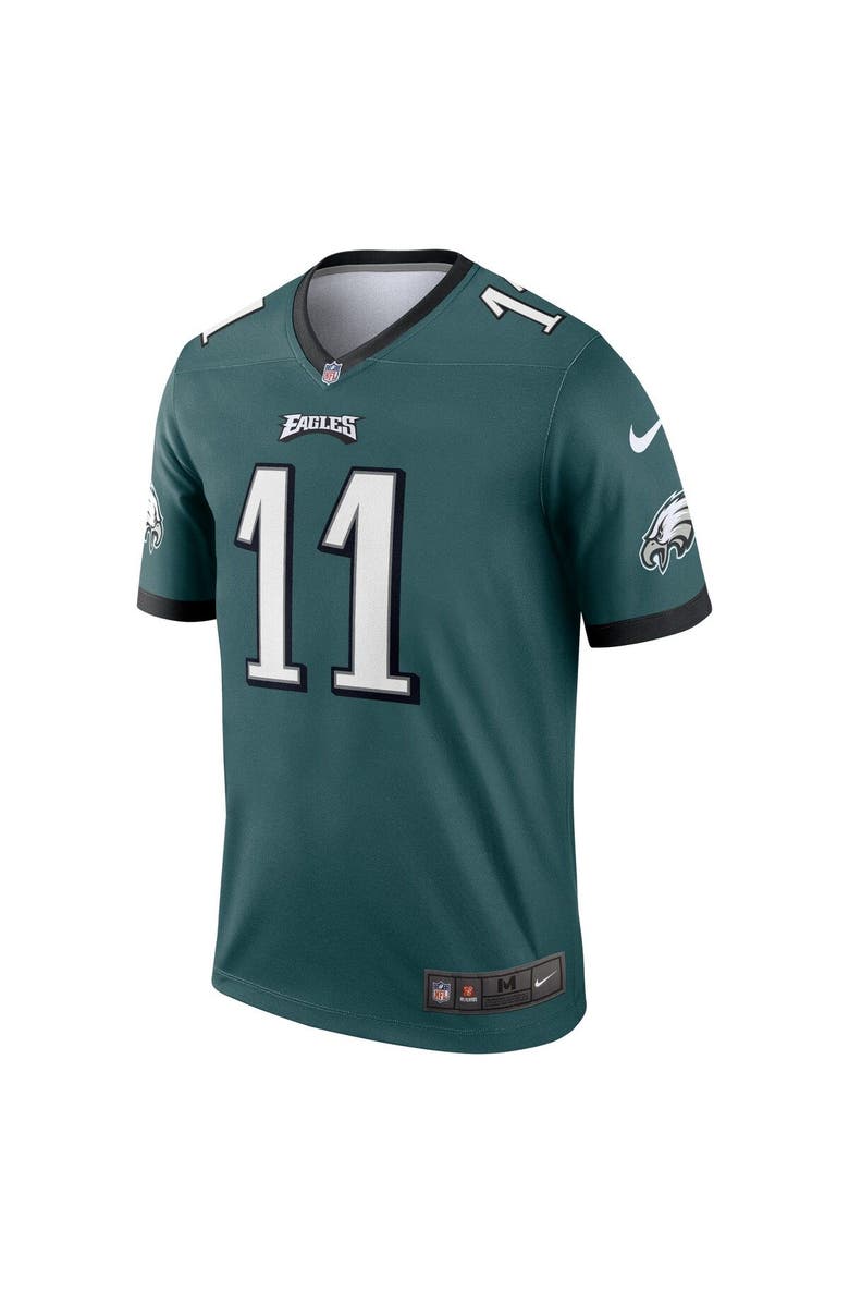 Nike Men's Nike A.J. Brown Midnight Green Philadelphia Eagles Legend Jersey, Alternate, color,