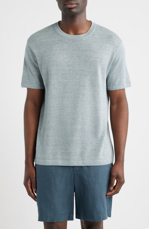 Silk Short Sleeve Sweater