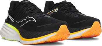 Chaussures De Running Saucony Hurricane 24 – Femme – Noir – Taille UK 6 – Maintien Et Coussin