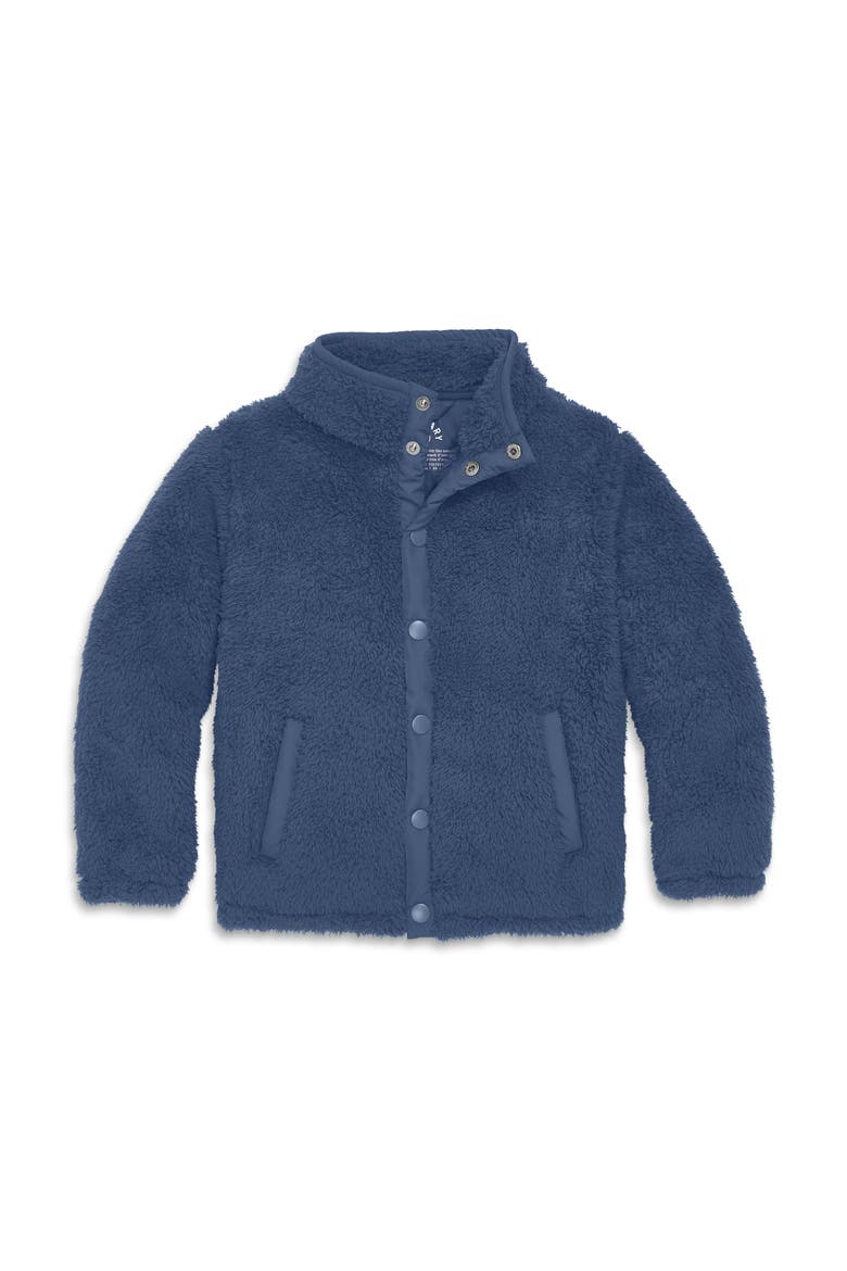 Kids Teddy Fleece Jacket, Main, color, Sunwashed Navy