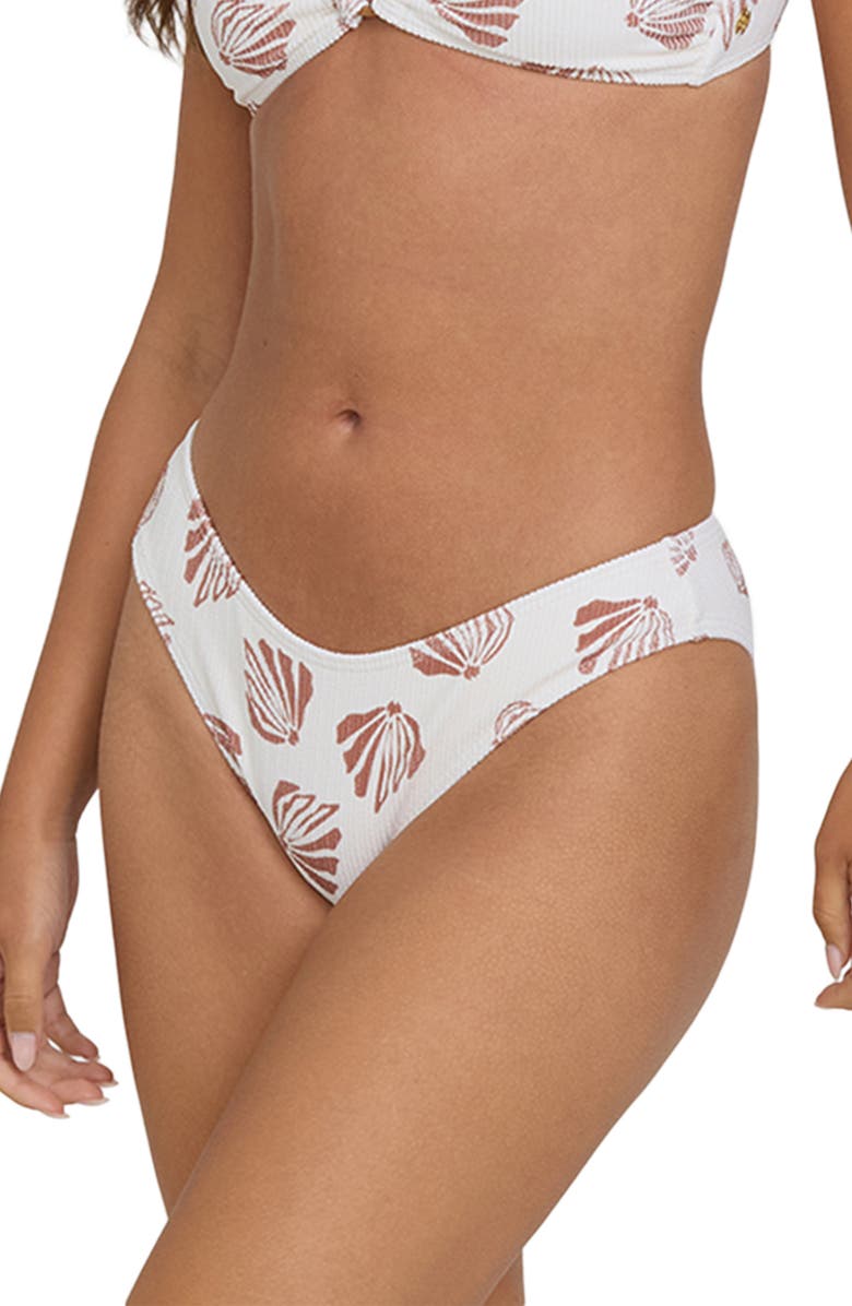 Billabong Sandy Shells Bondi Bikini Bottoms, Alternate, color, Salt Crystal