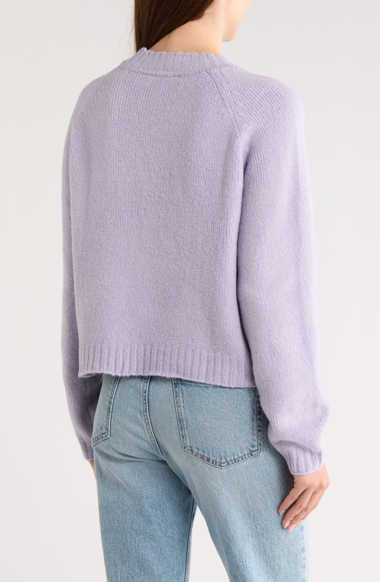 INTERNATIONAL DESIGNER Ski Crewneck Sweater, Alternate, color, Wisteria