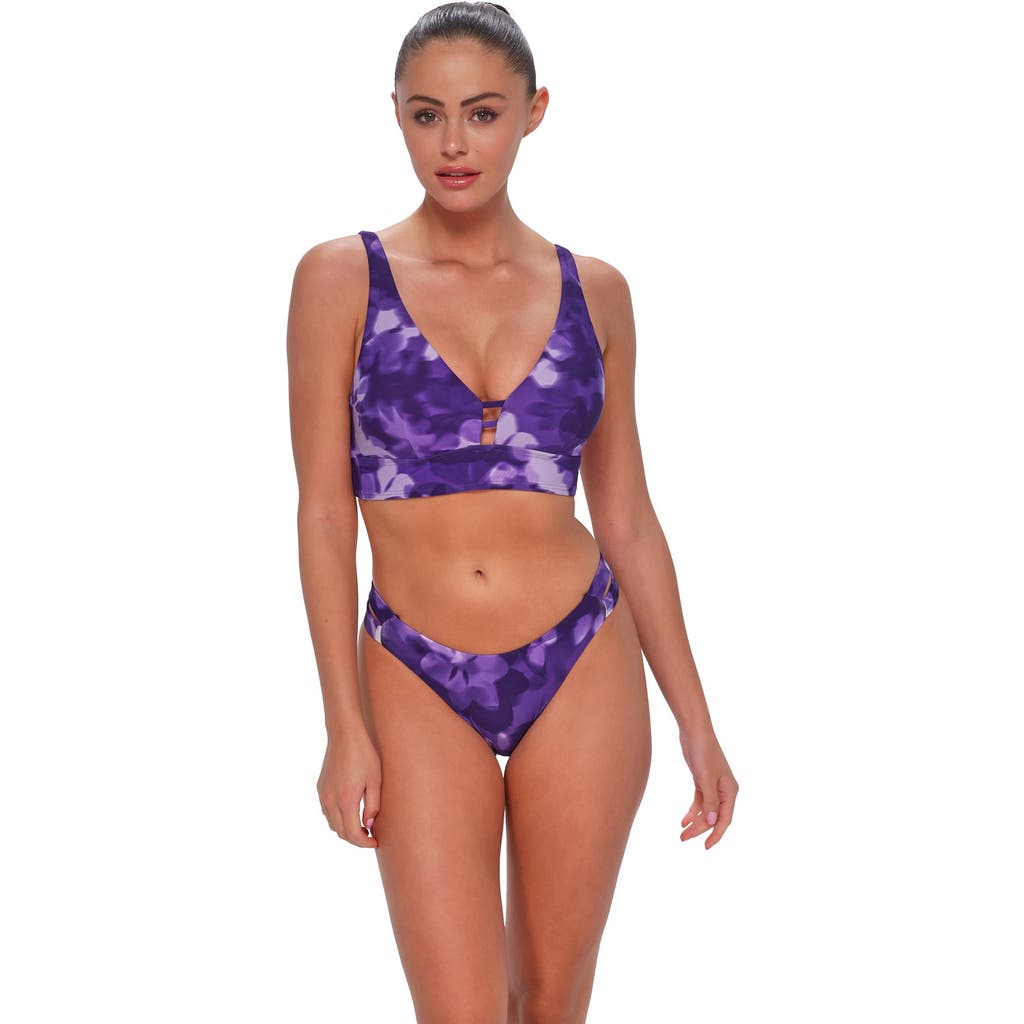 Sunsets Natalie Bikini Swimsuit Top In Purple