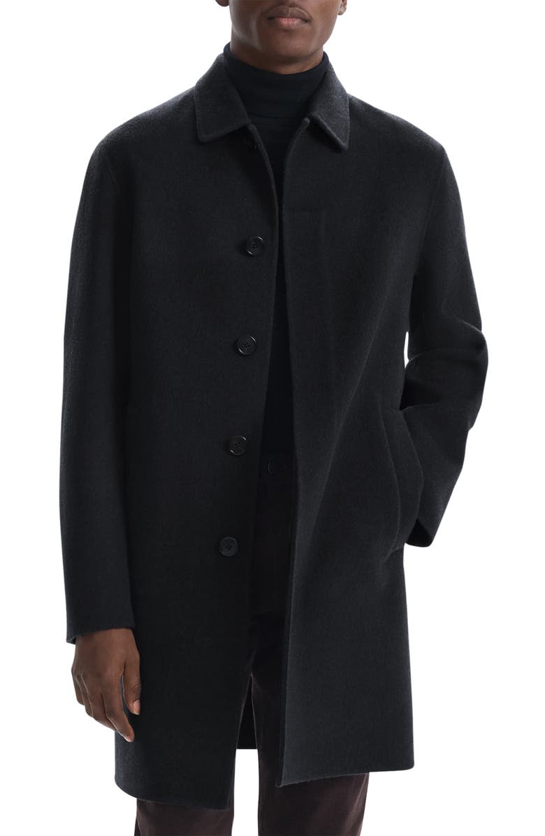 Theory Double Face Wool Blend Car Coat, Main, color, 