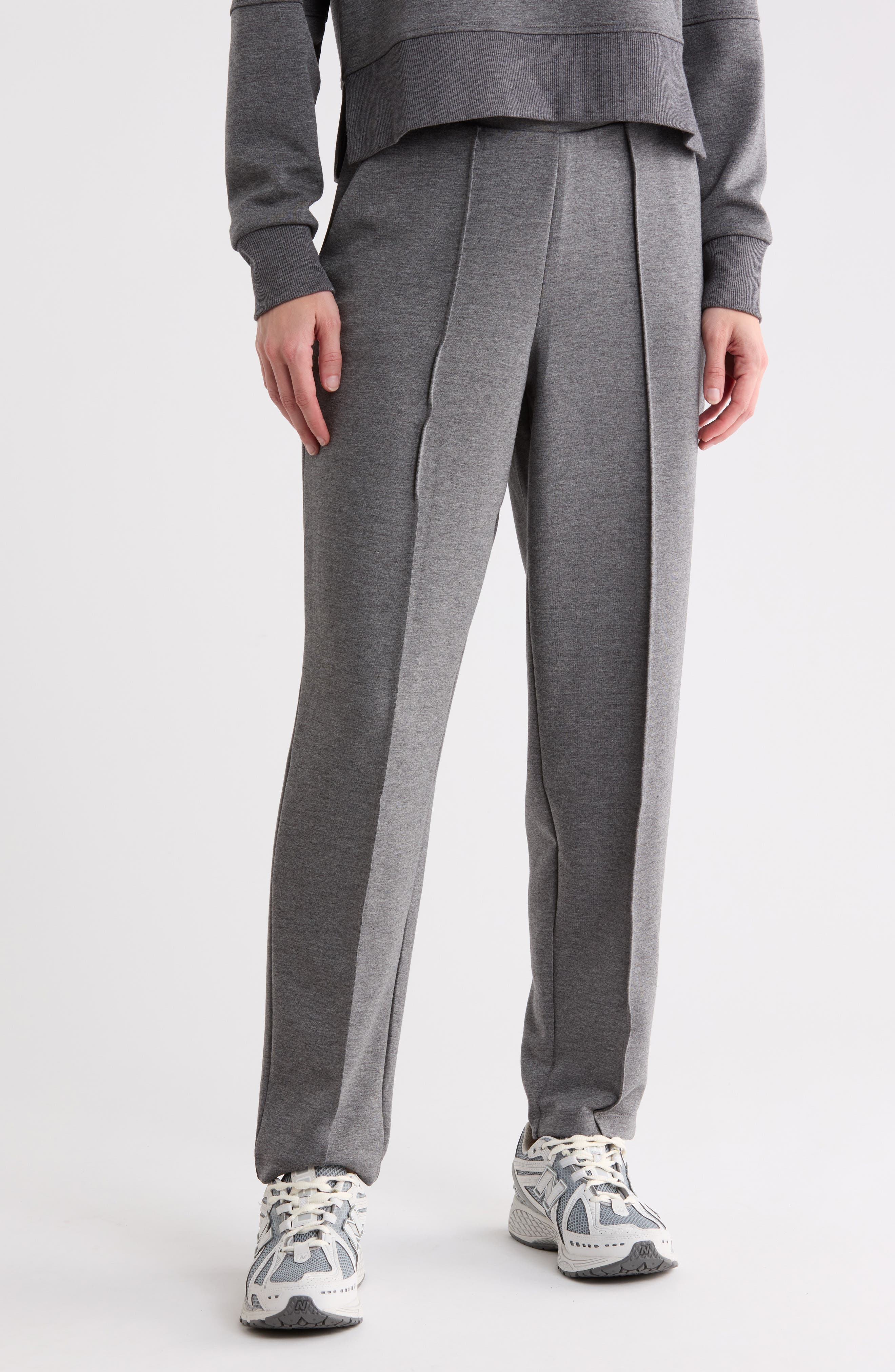 Regina High Waist Pleated Ankle Pants