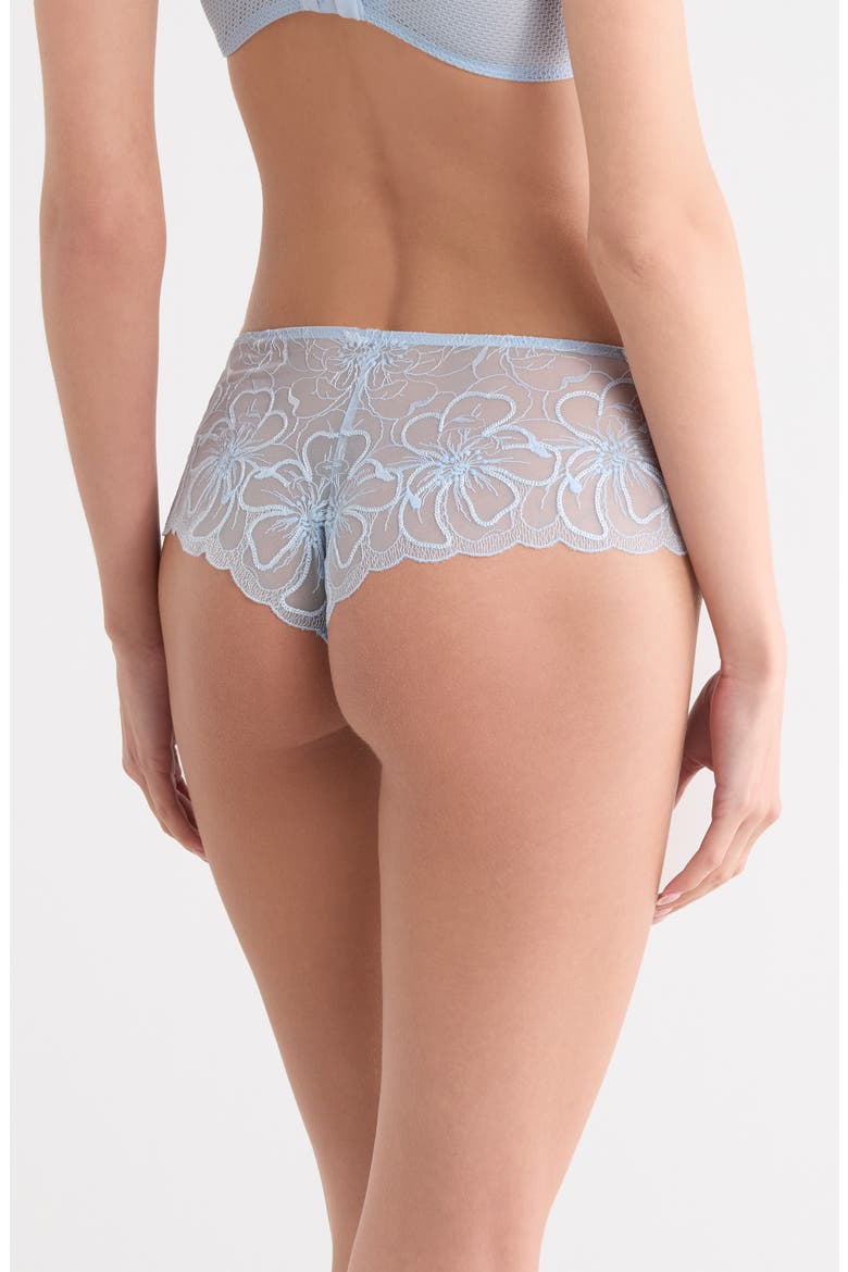 Fleurs Hipster Tanga, Alternate, color, ICY FLOWER