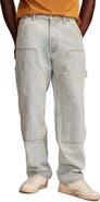 Lucky Brand Relaxed Straight Leg Utility Jeans