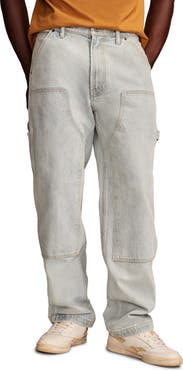 Lucky Brand Relaxed Straight Leg Utility Jeans