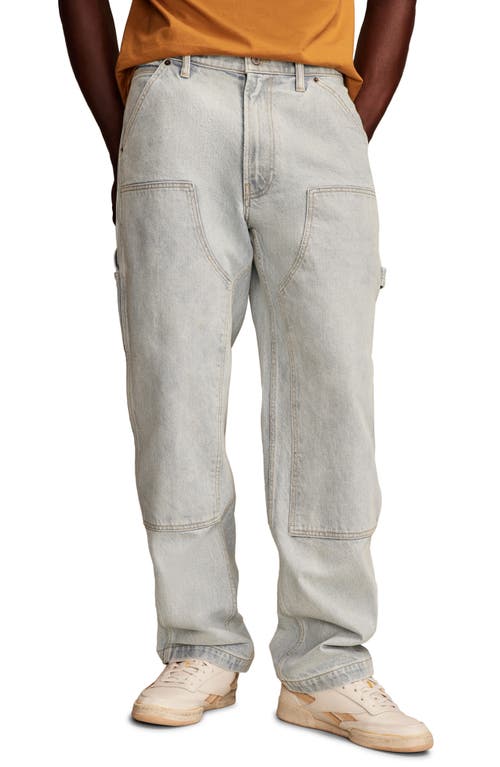 Lucky Brand Relaxed Straight Leg Utility Jeans In Shore