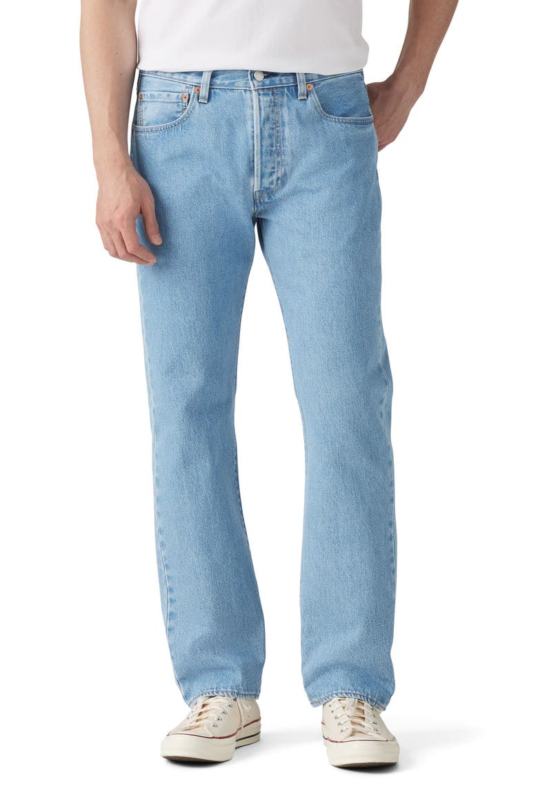 501 Original Fit Straight Leg Jeans, Main, color, FERRY BUILDING BLUE T2