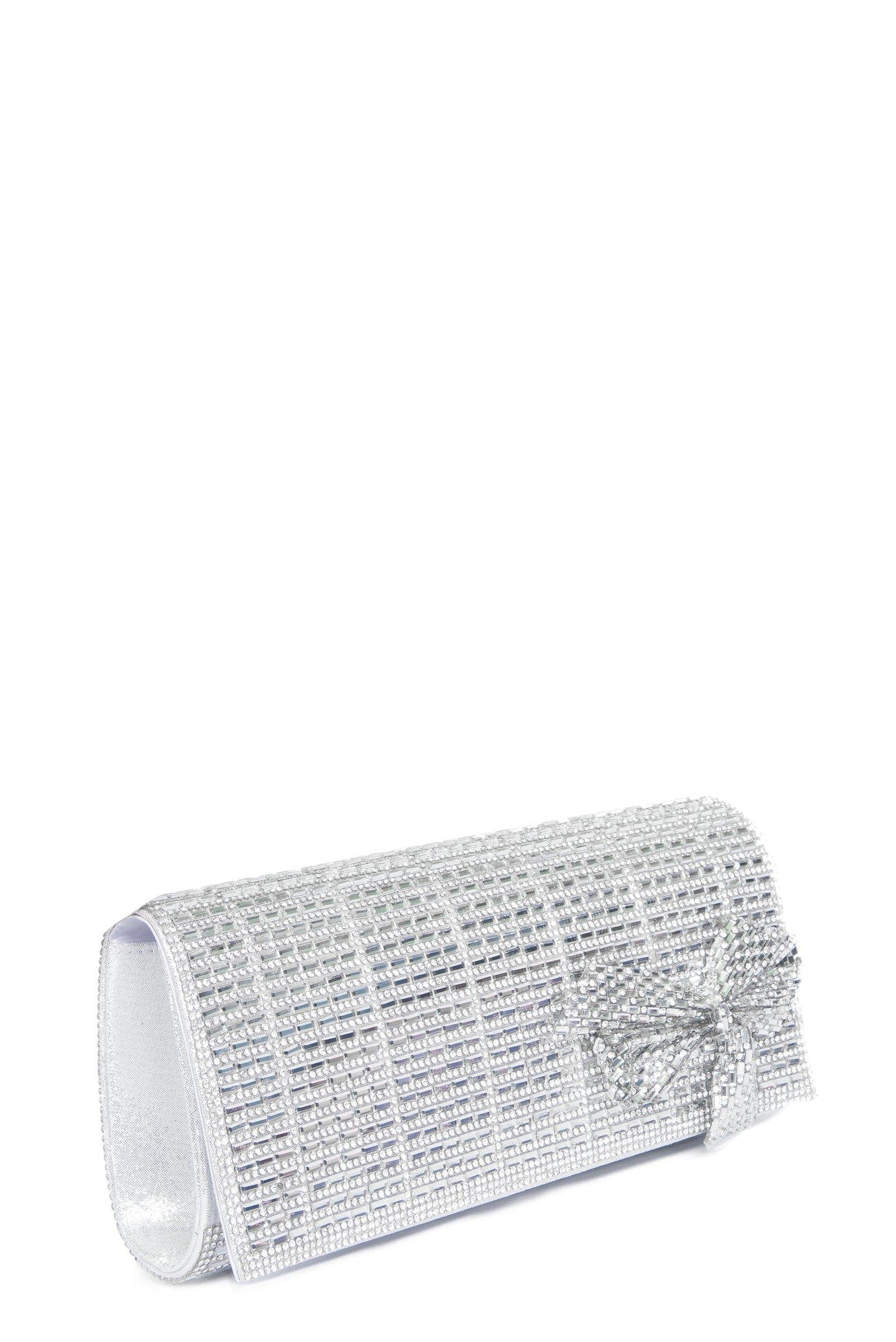 Lauren Lorraine Colleen Clutch, Alternate, color, Silver