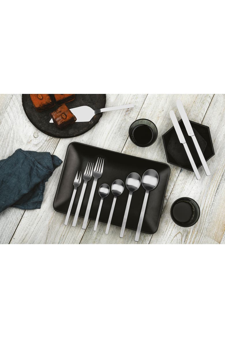 Stile By Pininfarina Flatware Set - 67 Pieces, Alternate, color, Ice