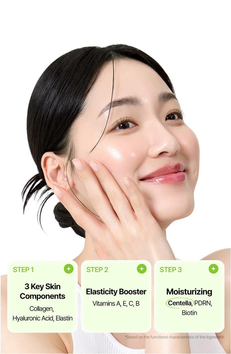 Foodology Coleology Collagen Centella Jelly 10 sticks, Alternate, color, Green