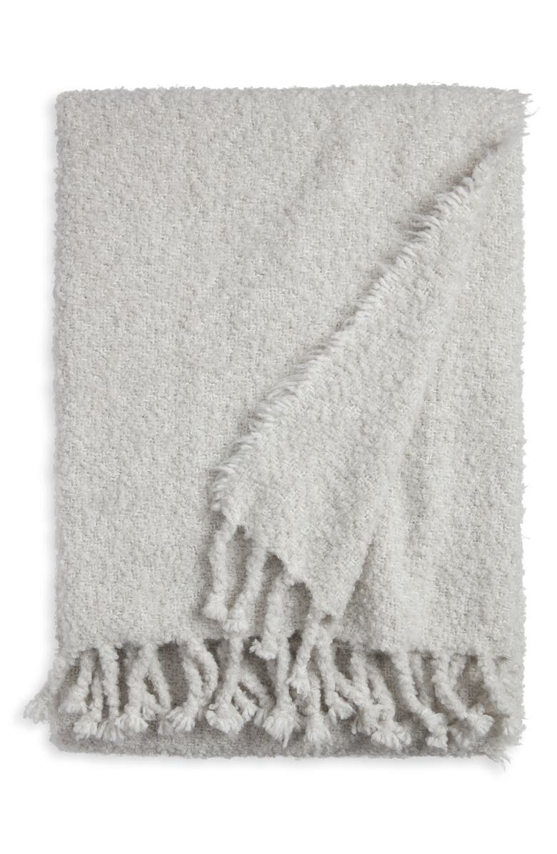 Nordstrom Haven Tassel Throw, Main, color, Grey Vapor