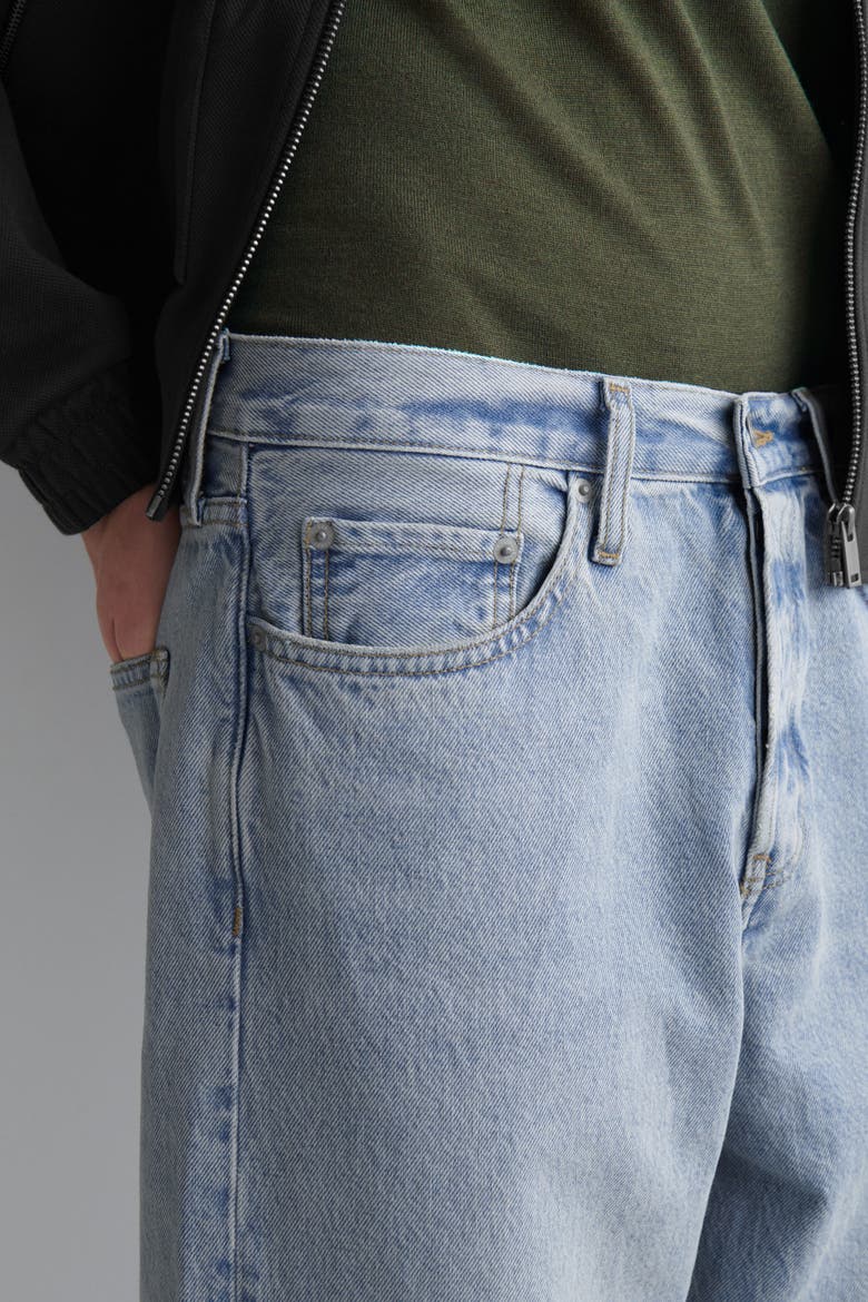 Dome Relaxed-Fit Straight-Leg Jeans, Alternate, color, BRIGHT BLUE