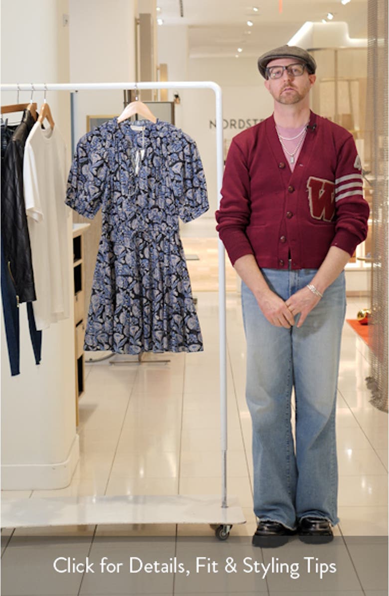 Soffia Print Tiered Dress, sales video thumbnail