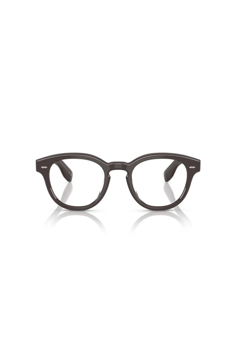 48mm Round optical glasses, Alternate, color, Brown