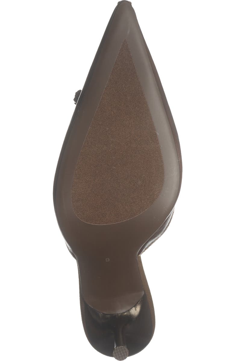 Jeffrey Campbell Claypool Pointed Toe Tassel Loafer Mule, Alternate, color, Coffee Combo