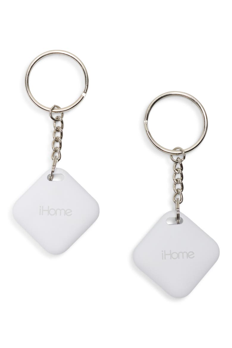 2-Pack Bluetooth Tracker Wireless Tags, Alternate, color, WHITE