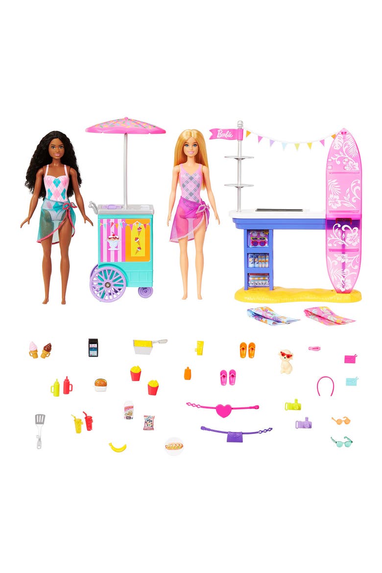 Malibu Barbie® & Brooklyn Beach Boardwalk Playset, Alternate, color, NONE