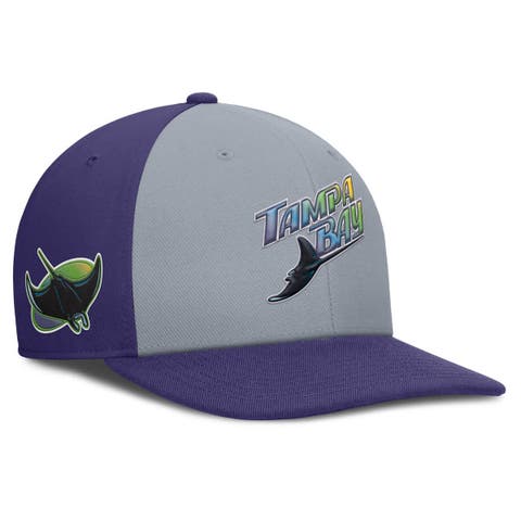 Men's Nike Gray/Purple Tampa Bay Rays Pro Performance Snapback Hat